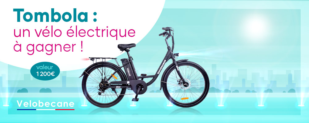 Tombola : 1 vélo électrique à gagner !