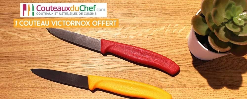 COUTEAUX DU CHEF : un couteau VICTORINOX offert