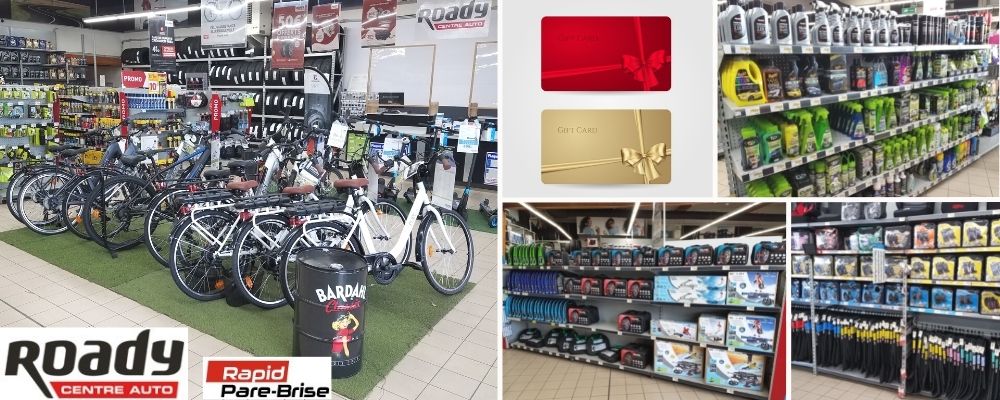 Roady Perreux : Rapid pare-brise 150€ de carte cadeau