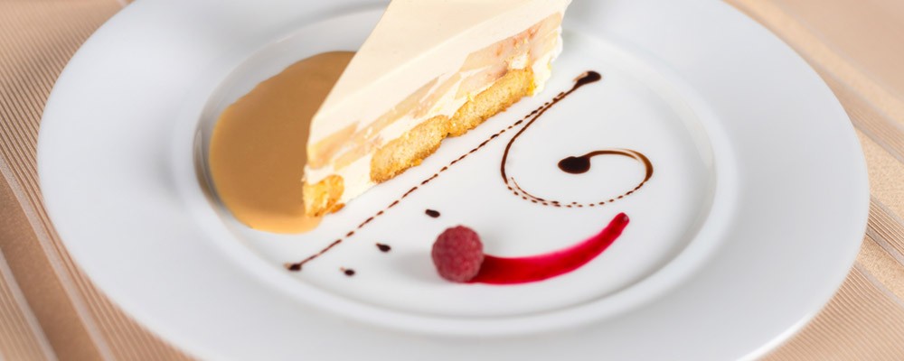 Chez L Restaurant: un dessert offert