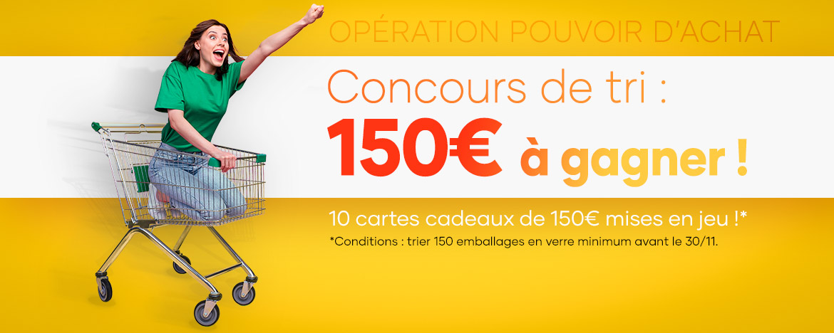 Concours de tri : Gagnez 150€ ! 🥳 Concours de tri : Gagnez 150€ ! 🥳