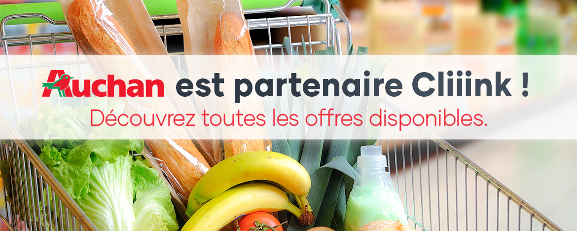 Auchan sur Cliiink ! Auchan sur Cliiink !