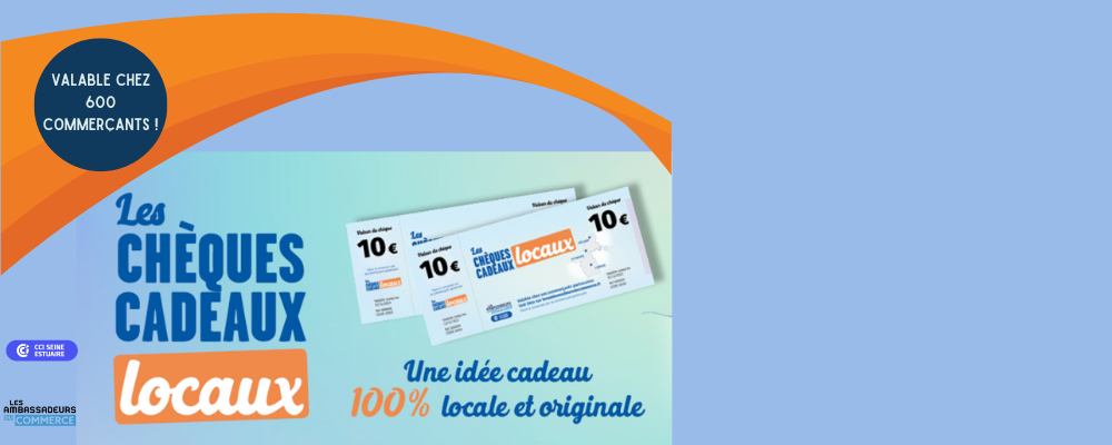 CHEQUE CADEAU de 10€  - Les chèques cadeaux locaux