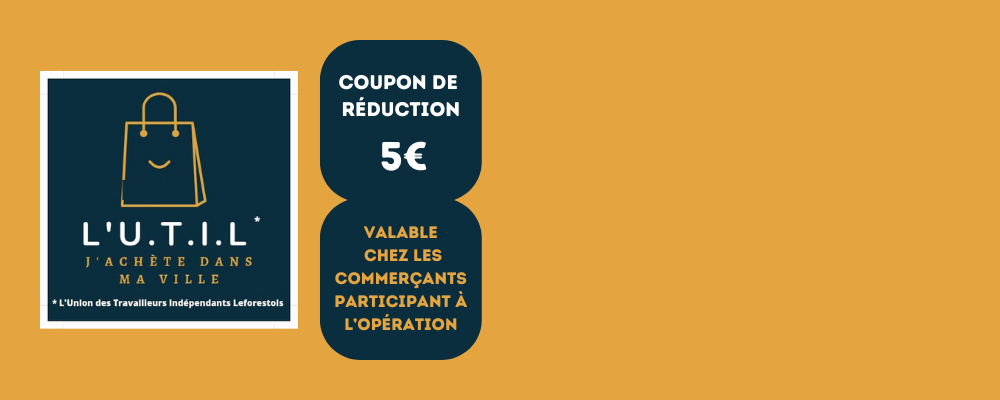 Bon d'achat Leforest : 5€ offerts