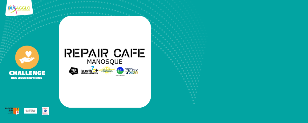 Repair Café Manosque : 1€ reversé