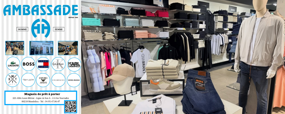 MAGASIN AMBASSADE : 5€ de remise